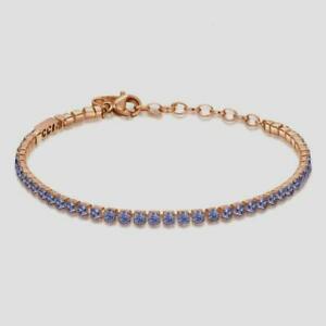 【送料無料】ジュエリー・アクセサリー ブラザーズウェイブレスレットジルコンズバイオレットナインテニスバラbrosway, bracelet souhaits tennis roses avec zircons violet bei023 neuf｜hokushin