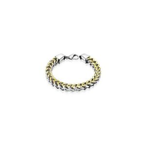 【送料無料】ジュエリー・アクセサリー ステンレススチールブレスレットインターレースチェーンbracelet femme en acier inoxydable chaines entrelacees