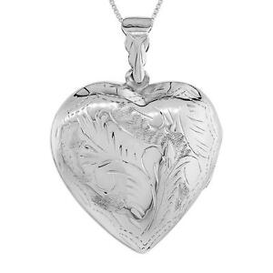 【送料無料】ジュエリー・アクセサリー シルバースターリングメインメダリオンペンダントブレロックイタリアンボックスargent sterling main grave coeur medaillon pendentif breloque,18 italian box