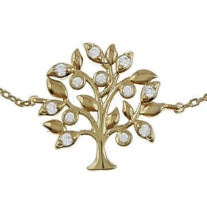 【送料無料】ジュエリー・アクセサリー ゴールドメッキジルコニウムライフブレスレットセンチメートルbracelet arbre de vie en plaque or et oxydes zirconium longueur 20 cm femme