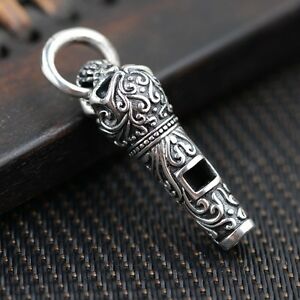 【送料無料】ジュエリー・アクセサリー チャームジュエリースターリングシルバースカルホイッスル925 sterling silver skull whistle pendant charm gift jewelry p60