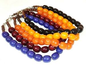 【貨物輸送無料】宝飾品・佩び物 クリスマスチベットブレスレットエスニックレジンパールボボアソートtribal noel cadeau collier tibetain ethnique resine perles bobo assortis