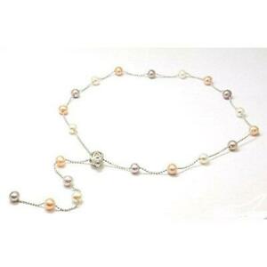 【貨物輸送無料】宝飾品・添え物 ホワイトトックアザミカラーtoc spherique blanchi blanc amp; teinte peche amp; chardon de culture collier