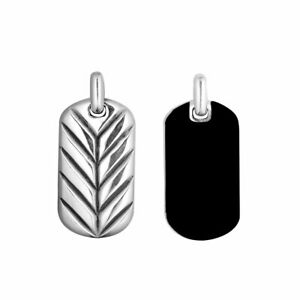 【貨物輸送無料】宝飾品・添え物 オニクスブラックシルバーペンダントpendentif argent massif avec onyx noir ap1133ox