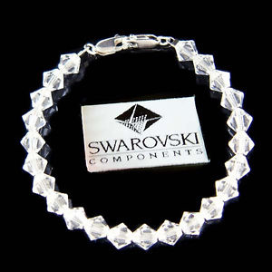 【貨物輸送無料】宝飾品・添え物 クリスタルスワロフスキーアラートシルバーブレスレットmedicale id alerte remplacement avec cristal swarovski 925 argent bracelet