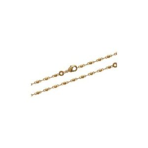 【貨物輸送無料】宝飾品・添え物 メッキチェーンメッシュボールボールchaine de cheville en plaque or maille petites boules billes
