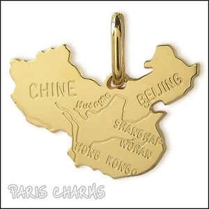【送料無料】ジュエリー・アクセサリー メッキペンダントpendentif plaque or chine china