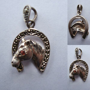 【送料無料】ジュエリー・アクセサリー ペンダントホースシューミリメートルグラムtres jolie pendentif ancien, argent fer a cheval 15x18 mm et poids 2,9 grammes