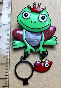 【送料無料】ジュエリー・アクセサリー エナメルブローチカエルペンダントadorable frog pendantes metal en email broche rouge amp; vert q 15,185円