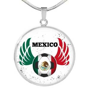 【送料無料】ジュエリー・アクセサリー メキシコフットフットボールサークルスチールカラーゴールドmexico foot football cercle collier acier inoxydable ou 18k or 457559cm