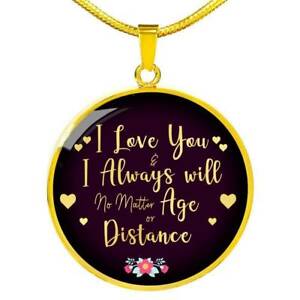 【送料無料】ジュエリー・アクセサリー コパインパートナーゴールドサークルネックレスpour mon femme copine partner love you toujours 18k or cercle collier 1