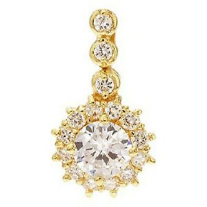 【送料無料】ジュエリー・アクセサリー メッキペンダントジルコニウムオプションチェーンpendentif femme plaque or et oxydes de zirconium chaine en option neuf