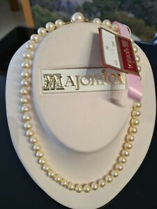 【貨物輸送無料】宝飾品・添え物 デスクエントカラーマジョリカユーロ60 de descuento 7粍 45糎  collar majorica 133 euros