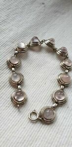 【送料無料】ジュエリー・アクセサリー ブレスレットピンクmagnifique bracelet argent et quartz rose discret mais beaucoup deffet  tbe
