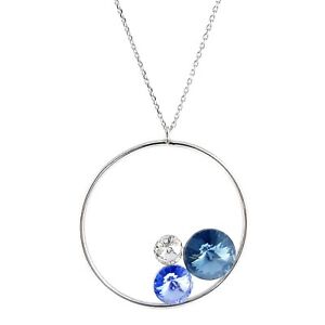 【送料無料】ジュエリー・アクセサリー シルバーネックレスロディエクリスタルナインcollier en argent 925 rhodie et cristal  longueur 42cm  neuf  femme
