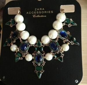 【送料無料】ジュエリー・アクセサリー ザリスタルプラストロンネックレスビーズチョーカーzara collier plastron cristal grosses perles choker ss20