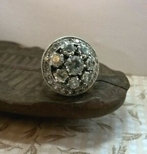 【送料無料】ジュエリー・アクセサリー シルバーリングセットクォーツジルコンサイズancienne bague en argent 800 sertie de quartz zyrcon petite taille 48