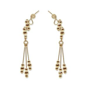 【送料無料】ジュエリー・アクセサリー クローラーイヤリングスイープゴールドスターリングシルバービーズear climbers ear crawlers sweeps earrings gold filled or sterling silver beads