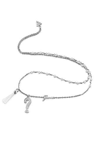 【送料無料】ジュエリー・アクセサリー コラーナゲスドナアルジェントアッチャイオcollana guess ubn85111 donna argento acciaio 316l