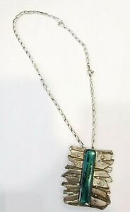 【送料無料】ジュエリー・アクセサリー メイルネックレスペンダントシルバーブローチcollier maille et pendentif broche en argentad1765
