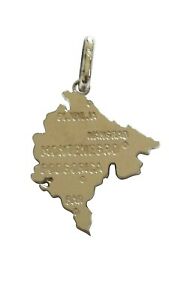 【送料無料】ジュエリー・アクセサリー ペンダントモテネグロpendentif en argent massif representant le motenegro