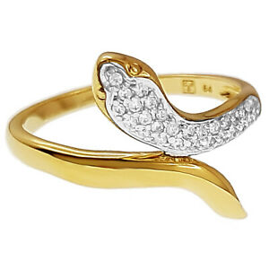 【送料無料】ジュエリー・アクセサリー ジルコニウムサイズbague vipere plaque or 750000 et oxydes de zirconium  taille 64 disponible