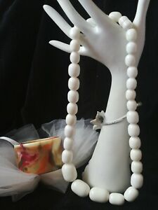 【送料無料】ジュエリー・アクセサリー コラーナビアンカマッシッチャプラスチックヴィンテージブラッチャレcollana bianca massiccia plastic vintage bracciale swirl multicolore