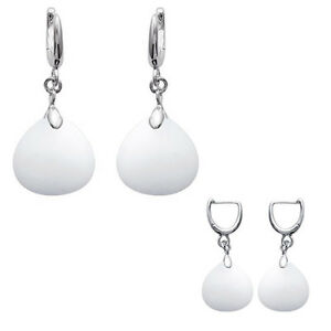【送料無料】ジュエリー・アクセサリー ブークレスインアージェントホワイトグラスboucles doreilles en argent 925 et verre blanc 1449410  beau bijou