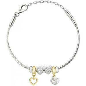 【送料無料】ジュエリー・アクセサリー ブレスレットモレラトソロミアシルバースワロフスキーチャームゴールドbracelet femme morellato solomia safz165 925 dargent swarovski charm dor
