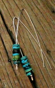 【送料無料】ジュエリー・アクセサリー スターリングターコイズドロップイヤリングサンダンスアーティストcurved earth sterling turquoise drop earrings sundance artist 145