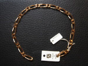 【送料無料】ジュエリー・アクセサリー ヴィンテージブレスレットゴールドプレートブレスレットtres beau bracelet vintage 1970 plaque or 11 grs neufold bracelet 175 cm