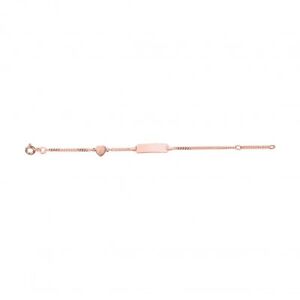 【送料無料】ジュエリー・アクセサリー ブレスレットロゼスターリングシルバーbracelet didentification pour enfants 12  2cm rose sterling argent ks00735