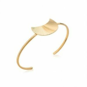 【送料無料】ジュエリー・アクセサリー メッキブリランシーラインjonc en plaque or lune striee ligne brillancy