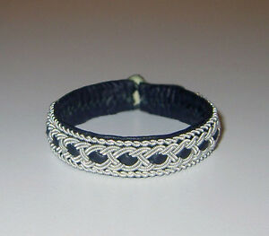 【送料無料】ジュエリー・アクセサリー スウェーデンピューターブレスレットトナカイレザーswedish pewter bracelet, saami reindeer leather nr7