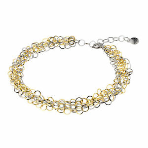 【送料無料】ジュエリー・アクセサリー エルンストデザインブレスレットイノックスメッキゴールドポリベイフェザーernstes design bracelet a505 inox plaque or poli 5 compartiment avec plume