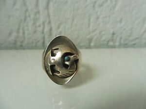【送料無料】ジュエリー・アクセサリー リングシルバーウィズリトルターコイズbelle, vieux anneau __ 925 argent avec petit turquoises _