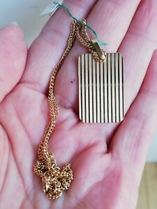 【送料無料】ジュエリー・アクセサリー チェーンメッキペンダントpendentif ancien en plaque or avec chaine
