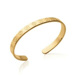 【送料無料】ジュエリー・アクセサリー ファッションパターンメッキジャンクjonc fin en plaque or aux motifs finement ciseles mode