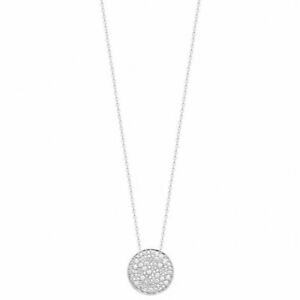 【送料無料】ジュエリー・アクセサリー ロディエシルバーペンダントペンダントパヴェホワイトジルコニウムcollier en argent rhodie pendentif rectangle pave en zirconium blanc