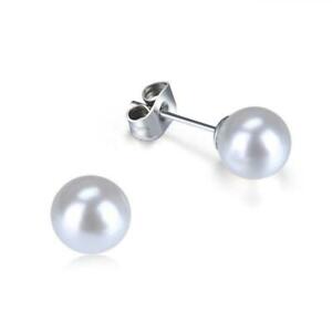 【送料無料】ジュエリー・アクセサリー タイタングージョンパールtitan goujon perle 5mm