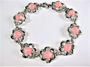 【送料無料】ジュエリー・アクセサリー シルバーブレスレットクォーツローズbracelet en argent 835 avec quartz rose, 21,19 g