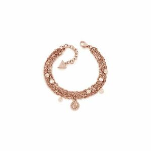 【送料無料】ジュエリー・アクセサリー ブレスレットゴールドゴールドゴールドローズスワロフスキースチールbracelet femme guess ubb20101 acier inoxydable gold rose swarovski