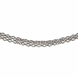 【送料無料】ジュエリー・アクセサリー エルンストデザインアンケレットイノックスチェーンネックレスernstes design ankerette 3fach ak13 inox longueur 3850 cm collier chaine