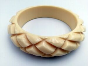 【送料無料】ジュエリー・アクセサリー ヴィンテージレジンブレスレットbracelet en resine vintage