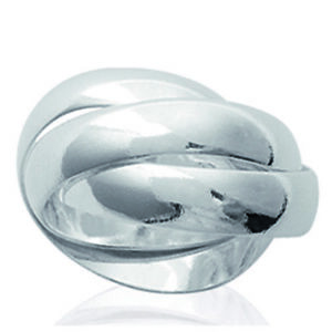 【送料無料】ジュエリー・アクセサリー プロモーションシルバーアライアンストリオシルバーリングpromo 30, alliance argent trio argente  3 anneaux 5 mm