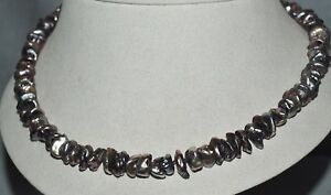 【送料無料】ジュエリー・アクセサリー ソフトウォーターパールネックレススターリングシルバークロージングfemmes collier perles deau douce , 51 cm, fermeture argent sterling