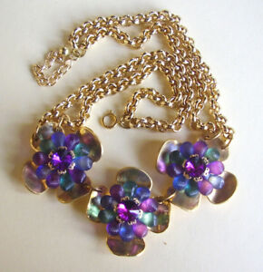 【送料無料】ジュエリー・アクセサリー ネックレスw44  collier trois fleurs