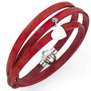 【送料無料】ジュエリー・アクセサリー ブラッチャーレティアモロッソシオンドロbracciale amen ti amo rosso ciondolo