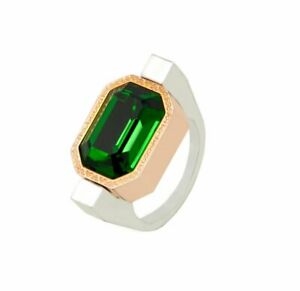 【送料無料】ジュエリー・アクセサリー レベッカブロンズゴールドゴールドローズスワロフスキーグリーンリングbague de femme rebecca bexars0212 bronze gold rose swarovski vert
