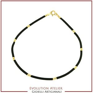 【送料無料】ジュエリー・アクセサリー ゴールドブレスレットゴムbracelet or 18 kt et caoutchouc